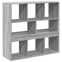 vidaXL Rumsavdelare grå sonoma 100x33x94,5 cm konstruerat trä