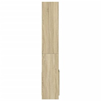 vidaXL Högskåp sonoma-ek 92x33x180 cm konstruerat trä