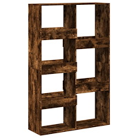 vidaXL Rumsavdelare rökfärgad ek 100x33x155,5 cm konstruerat trä