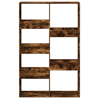 vidaXL Rumsavdelare rökfärgad ek 100x33x155,5 cm konstruerat trä