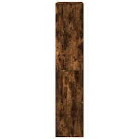 vidaXL Rumsavdelare rökfärgad ek 100x33x155,5 cm konstruerat trä