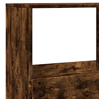 vidaXL Rumsavdelare rökfärgad ek 100x33x155,5 cm konstruerat trä