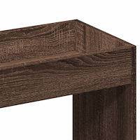 vidaXL Högskåp brun ek 63x33x180 cm konstruerat trä