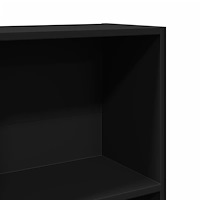 vidaXL Bokhylla svart 60x24x176 cm konstruerat trä
