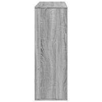 vidaXL Bokhylla/Rumsavdelare grå sonoma-ek 100x33x94,5 cm