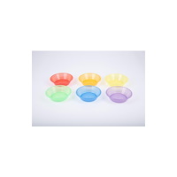 No Brand Transparent sorteringsskål färgade 6/fp