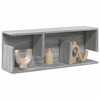 vidaXL Väggskåp 80x20x30 cm grå sonoma konstruerat trä
