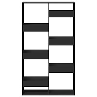 vidaXL Rumsavdelare svart 100x33x175 cm konstruerat trä