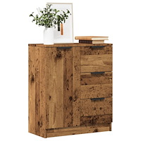 vidaXL Skänk åldrat trä 60x30x70 cm konstruerat trä