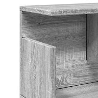 vidaXL Väggskåp 100x20x30 cm grå sonoma konstruerat trä