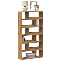 vidaXL Bokhylla artisian ek 100x33x187,5 cm konstruerat trä