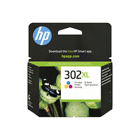 Hewlett-Packard HP 302XL - Lång livslängd - färg (cyan, magenta, gul) - original - bläckpatron