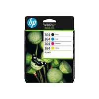 Hewlett-Packard HP 364 - 4-pack - svart, gul, cyan, magenta - original - bläckpatron
