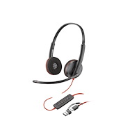 Hewlett-Packard Poly Blackwire 3220 - headset - USB-C