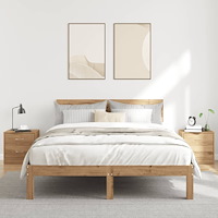 vidaXL Sängbord 2 st ek 40x30x40 cm konstruerat trä