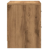 vidaXL Sängbord 2 st ek 40x30x40 cm konstruerat trä