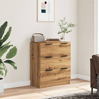 vidaXL Skänk ek 60x30x70 cm konstruerat trä