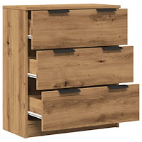 vidaXL Skänk ek 60x30x70 cm konstruerat trä