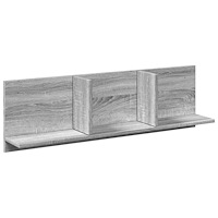 vidaXL Väggskåp 100x16,5x30 cm grå sonoma konstruerat trä