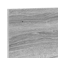 vidaXL Väggskåp 100x16,5x30 cm grå sonoma konstruerat trä