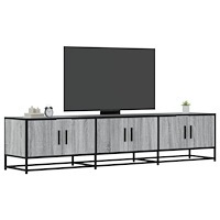 vidaXL Tv-bänk grå sonoma 180x35x41 cm konstruerat trä