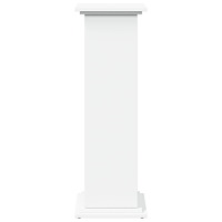 vidaXL Piedestal med förvaring vit 31x30x90 cm konstruerat trä