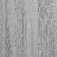 vidaXL Bokhylla grå sonoma 100x33x175 cm konstruerat trä
