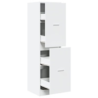 vidaXL Apoteksskåp vit 40x41x144,5 cm konstruerat trä