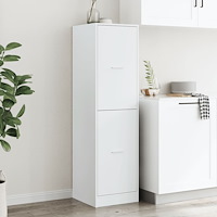 vidaXL Apoteksskåp vit 40x41x144,5 cm konstruerat trä