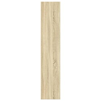 vidaXL Bokhylla sonoma-ek 60x30x152 cm konstruerat trä