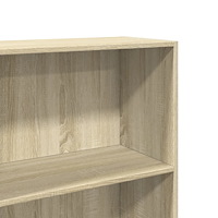 vidaXL Bokhylla sonoma-ek 60x30x152 cm konstruerat trä