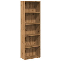 vidaXL Bokhylla ek 60x30x189 cm konstruerat trä