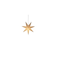 KONSTSMIDE Pappersstjärna Star 60cm greige