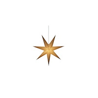 KONSTSMIDE Pappersstjärna Star 78cm vit