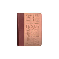 Zondervan Names of Jesus Bible Cover, Zippered, Italian Duo-Tone Imitation Leather, Brown/Tan, Extra Large