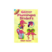 Dover publications inc. Glitter Flamingos Stickers (häftad, eng)