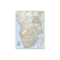 Tracks4Africa Africa Wall Map