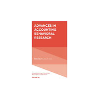 Emerald Publishing Limited Advances in Accounting Behavioral Research (inbunden, eng)