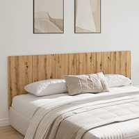 vidaXL Vägghängd sänggavel artisian ek 240x1,5x80 cm konstruerat trä