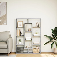vidaXL Bokhylla grå sonoma 102x29x143 cm konstruerat trä