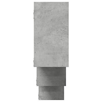 vidaXL Vägghylla betonggrå 159x18x66 cm konstruerat trä