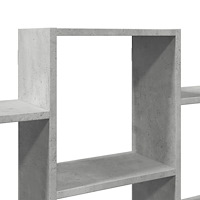 vidaXL Vägghylla betonggrå 159x18x66 cm konstruerat trä