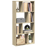 vidaXL Bokhylla sonoma-ek 60x20x120 cm konstruerat trä