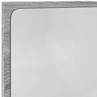 vidaXL Badrumsspegel med LED grå sonoma 60x8,5x38 cm konstruerat trä