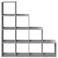 vidaXL Bokhylla/Rumsavdelare 4 hyllor 131,5x29x131,5cm konstruerat trä