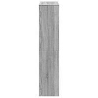 vidaXL Bokhylla/Rumsavdelare 4 hyllor 131,5x29x131,5cm konstruerat trä