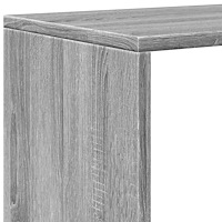 vidaXL Bokhylla/Rumsavdelare 4 hyllor 131,5x29x131,5cm konstruerat trä
