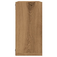 vidaXL Vägghylla kubformad 6 st artisan ek 30x15x30 cm konstruerat trä