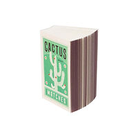 REX LONDON Matchbox notepad - Cactus (häftad, eng)