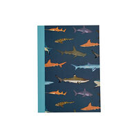 REX LONDON A6 notebook - Sharks (häftad, eng)